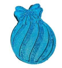 Jedlá cukrová dekorace, koule na vánoční stromeček, tyrkysová Dekorace z Sugar Paste Nati Shop
