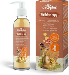 Ida Plus - GoldenEgg 200 ml - redukované Brucheier & Federfressen - podporováno Federwachstum & Federkleid - Wichtige Mineralien & Vitamine für Hühner - Beste Eierqualität bei Ihrer Hühnerhaltung