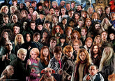 Ravensburger Puzzle 1000 piese Harry Potter 12000457 - Peste 70 de personaje din lumea vrăjitoare de la Hogwarts într-un singur puzzle pentru adulți și copii de la 14 ani încoace Puzzle Naty Shop Tema Harry Potter