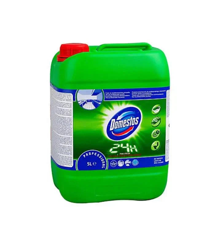 DOMESTOS Professional Pine Fresh dezinfekční prostředek, 5l pracích prostředků Naty Shop