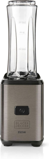 Black & Decker + Decker Stand Mixer, funcție puls, bol din plastic de 1,5 L, lame din oțel inoxidabil cu 4 muchii Mama si Copilul Naty Shop