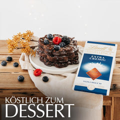 Extra krémová mléčná čokoláda Lindt EXCELLENCE | Tyčinka 100g | Jemná prémiová mléčná čokoláda se smetanovou, mléčnou příchutí | Intenzivní a perzistentní aroma | Čokoládový dárek