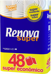 Hârtie igienică Renova Super, 48 de role