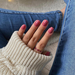 UV lak na nehty Semilac Hybrid 400 Rusty Red 7ml, kolekce Tastes of Fall