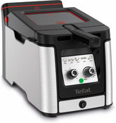 Tefal FR600D Clear Duo Deep Fryer, prăjire cu mai puțin fum și mirosuri, capacitate 1,2 kg, termostat, cronometru, fereastră mare de vizualizare fără ceață Electrocasnice Naty Shop Clear Duo