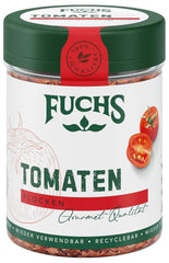 Fuchs Gewürze - Tomaten Flocken - Gewürz für Ofenfeta nebo tomatigen Geschmack in Saucen - přírodní ingredience - 40 g v wiederverwendbarer, recyclebarer Dávka