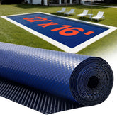 VEVOR solární plachta na bazén 9754x4876mm 0,4mm dvouvrstvá bazénová solární deka akumulující teplo vzduchu Absorpce tepla během dne Zadržování tepla v noci Modrá Černá