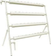 Hydroponický systém, věžová sada pro hydroponické pěstování, 4patrový podstavec s 36 sázecími otvory, systémy pro pěstování rostlin bez půdy pro zahradu, kanceláře a další vnitřní a venkovní prostory