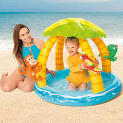 Nafukovací dětský bazén Intex Tropical Island, rozměry: 102 cm x 86 cm (58417NP)
