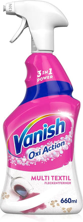 Vanish Oxi Action Multi - Textile Stain Remover Spray - 660 ml - Detergent textil pentru covoare și tapițerie - împotriva murdăriei și mirosului de urină Naty Shop