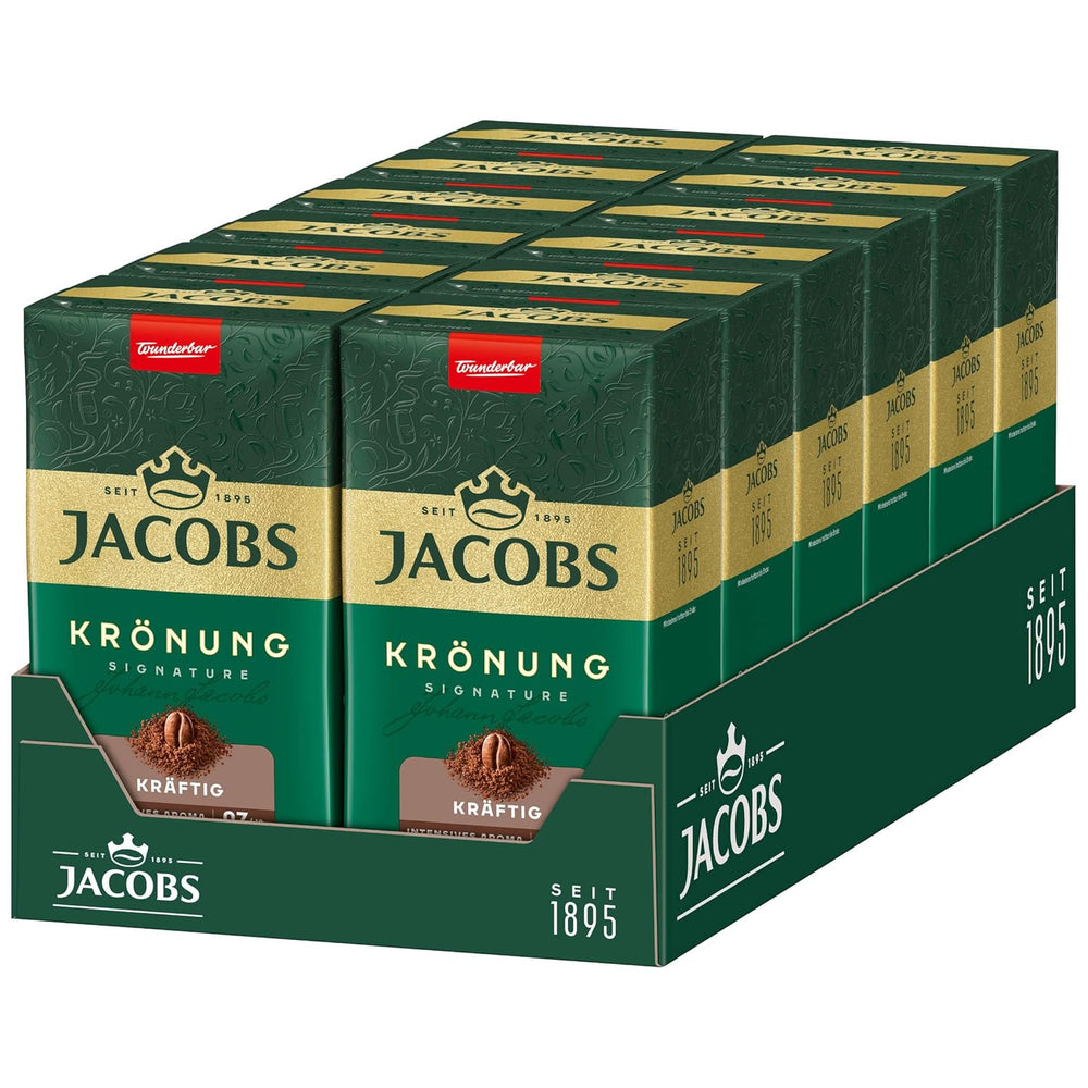 Jacobs Krönung Strong, cafea cu filtru pachet de 12 (12 x 500 g)