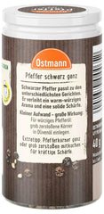 Ostmann Gewürze - Pfeffer schwarz ganz | 40 g v Der Streudose
