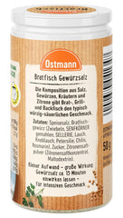 Ostmann Gewürze - Bratfisch Gewürzsalz | Nachfüllbare & recyklovatelné balení | 50 g v Der Streudose