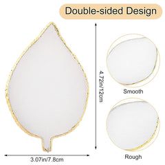 Harz Nail Art Palette Blatt Form Nail Art Werkzeuge Kit Nail Gel Polish Farben Mischen Palette Für DIY Nail Art Make-Up Nagel Dekoration Zubehör