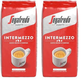 Segafredo Zanetti Intermezzo - Boab întreg (pachet de 1 kg) - Potrivit pentru toate specialitățile de cafea italiene - Boabe de cafea prăjite mediu, cu gust puternic și corpolent (pachet de 2)