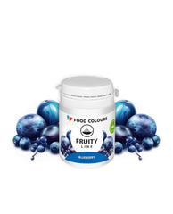 Coloranți alimentari pudră colorant natural Fruity Line BLUEBERRY 20G pudră colorantă naturală pentru creme glazură burete aluat sub formă de pudră colorant alimentar pentru băuturi jeleuri