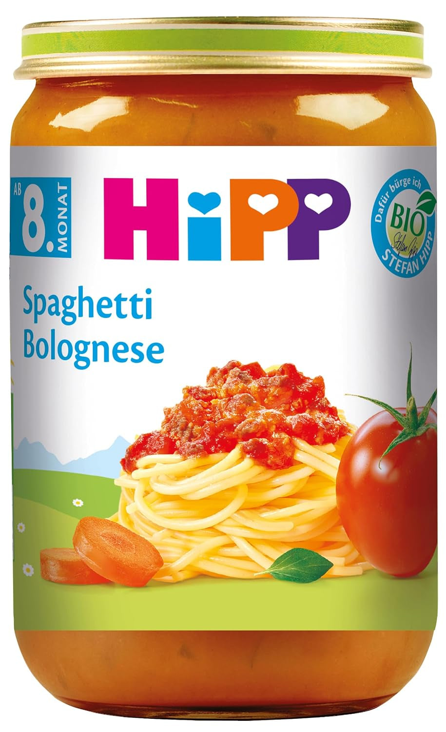 HiPP Boloňské špagety, balení 6 ks (6 x 220 g)
