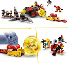 LEGO Sonic the Hedgehog Super Sonic vs. Sada dobrodružných videoher Egg Drillster Dětská dárková sada Shadow and Dr Eggman pro chlapce a dívky 8 let 76999 Stavebnice Besuche den LEGO-Store