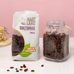 Maryland Sultanas, Sušené rozinky, přirozeně sladké, bez přidaného cukru - bez konzervantů, 1 kg Dehydrované produkty Naty Shop