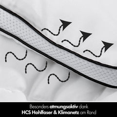 Celoroční přikrývka 135X200 - Lehká přikrývka 135X200 - Prodyšná a omyvatelná a 100% veganská - Přikrývka z klimatické síťoviny a pohodlný pás na spaní - Náplň přikrývek a přikrývek 800G Naty Shop