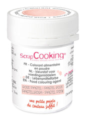 Scrapcooking - Pudră colorantă artificială roz pastel 5 g