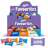 Milka Favorites – mix 5 oblíbených čokoládových sortimentů, 108 jednotlivě balených čokolád – 1 kg