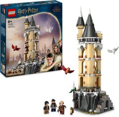Dobrodružná sada LEGO Harry Potter Owlery na bradavickém hradě se zvířátky a 3 minifigurkami, filmová hračka pro děti, dárek pro dívky, chlapce a všechny fanoušky od 8 let 76430 Stavebnice Besuche den LEGO-Store Single