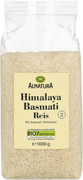 Bio himalájská bílá rýže Basmati, 1 kg