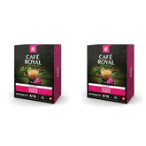 Café Royal Lungo Forte 36 Kapseln für Nespresso Kaffee Maschine - 8/10 Intensität - UTZ-zertifiziert Kaffeekapseln aus Aluminium (Packung mit 2)