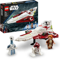 LEGO Star Wars Jedi Starfighter Obi-Wan Kenobi Sestavitelná hračka s figurkou Taun We Droid a světelným mečem Útok klonů Sada 75333 Stavebnice Besuche den LEGO-Store Single Post