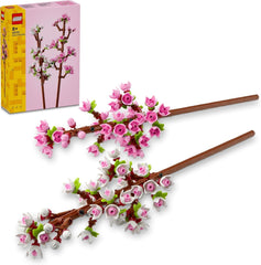 LEGO Botanicals Cherry Blossoms - Umělé květiny ke stavění - Dekorace na stůl pro děti - Kytice na vystavení - Dárek pro ženy a muže od 8 let - Kolekce botaniky 40725 Stavebnice Besuche den LEGO-Store Třešňové květy