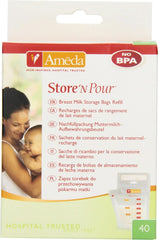 Sáčky na mateřské mléko - 40 kusů Potraviny a doplňky pro kojení Bebe Naty Shop