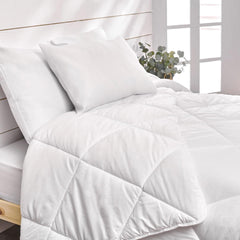 Teplá přikrývka pro 1 osobu, Hygiafill 95° pratelná, odborně testovaná, bílá, 140X200Cm, KBOB40 Přikrývky a přikrývky Naty Shop