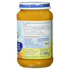 Bio čočkový guláš s kuskusem (od 6 měsíců), 190g