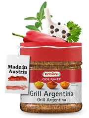 Kotanyi Gourmet Grill-Argentina Gewürzzubereitung, s paprikou, Pfeffer, Koriandr a mehr, fruchtig-pikant, 400 ccm, 285 g