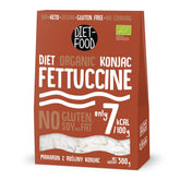 Fettuccine Konjac Noodles Bio Shirataki Diet-Food - 300 g, nízkosacharidové, bez cukru, keto, veganské, nízkokalorické, bez lepku a bez vajec, vyrobené z konjacové mouky