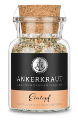 Ankerkraut Eintopf, Linsen, Beans and Gemüse, Gewürz-Mischung, Vielfalt für jeden Gesmack, ohne Gesmackverstärker, lecker schmecker, 90 g v korkovém skle
