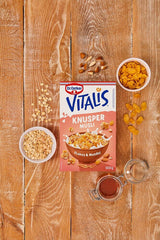 Dr. Oetker Vitalis Crunchy Flakes: Křupavé müsli s kukuřičnými lupínky a kousky mandlí, balení 5 ks (5 x 600 g)