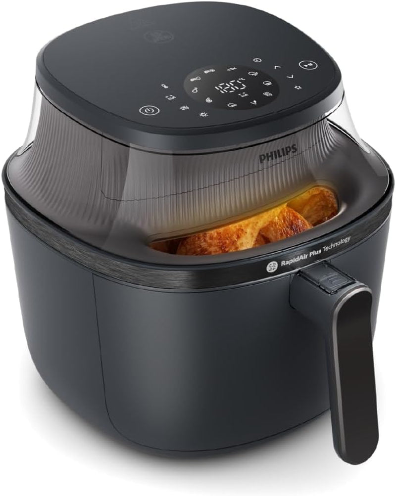 Philips Airfryer 3000 Series 6,2 l, varné okno, 16 funkcí vaření v 1, technologie Rapidair plus, odstranění tuku, aplikace receptů Domácí spotřebiče Naty Shop 6,2 l