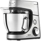 Robot de bucătărie Krups KA631D Master Perfect Gourmet | 1100 wați | 8 viteze | Bol din oțel inoxidabil de 4,6 litri | 5 accesorii: set de coacere, bol flexibil, unitate de mărunțire | oțel inoxidabil periat Mama si Copilul Naty Shop
