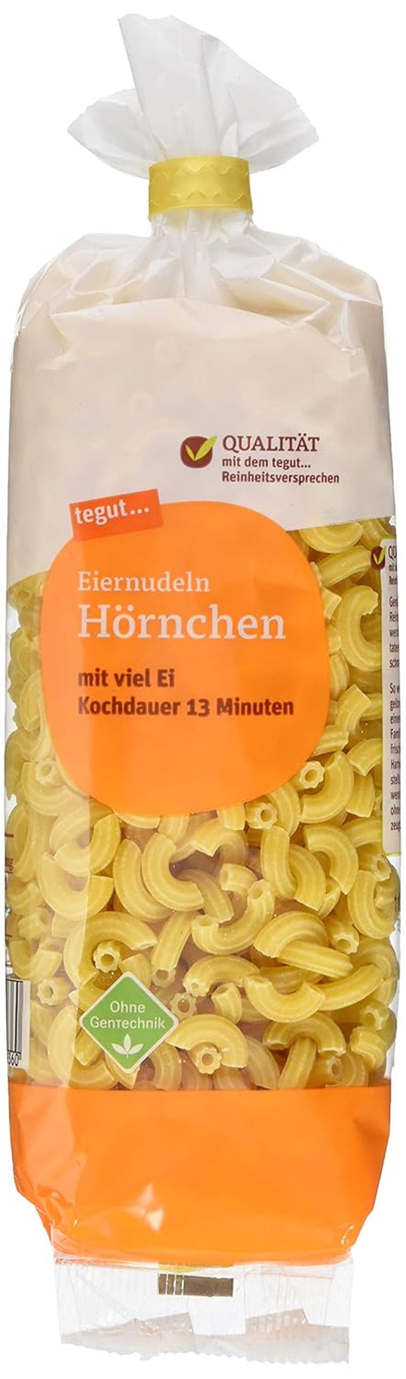 tegut... Skořápky vaječných nudlí, 1 x 250 g