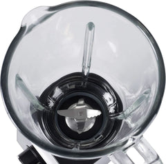 CR 4077 Standmixer Mit 1,5L Glasbehälter, Smoothie Maker, Hochleistungsmixer, Mahlung, Eis-Zerkleinerung, Pulsfunktion, Edelstahlklingen, 2 Geschwindigkeiten, 1000W, Schwarz/Silber Bucatarie Naty Shop