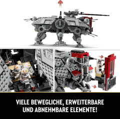 Sada minifigurek mobilního modelu hračky LEGO Star Wars At-Te Walker včetně 3 klonových vojáků, bitevních droidů a trpasličího pavoučího droida 75337 Stavebnice Besuche den LEGO-Store
