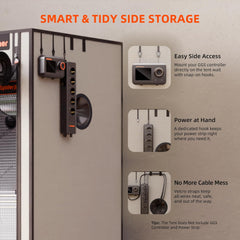 Pěstební stan Spider Farmer Pro 70x140x200cm s rolovacími dveřmi, pozorovacím oknem, odnímatelným podlahovým panelem, tkanina Mylar 2000D, pro vnitřní hydroponii s SF4000, G4500, SE4500