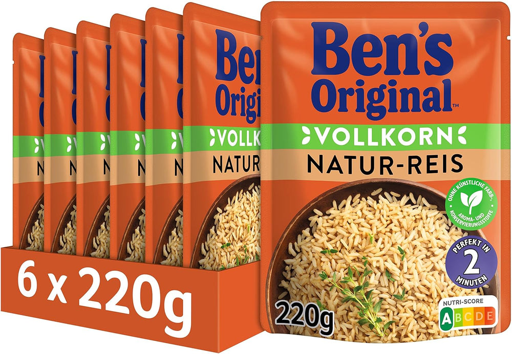 BEN'S ORIGINAL™ natural expresní rýže 6 x 220 g
