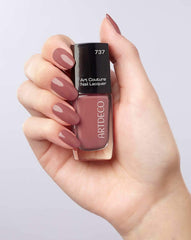 ARTDECO Art Couture lak na nehty - Dlouhotrvající, rychleschnoucí hnědý lak na nehty - 1 x 10 ml