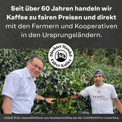 Highland Coffee – Espresso Decofeinizat (250g) – Decofeinizat, Puternic și Armonios – Ciocolată Neagră, Lemn de Cedru, Malț – Pentru Espressoare Portafilter și Automate – Arabica și Robusta – America Latină și India