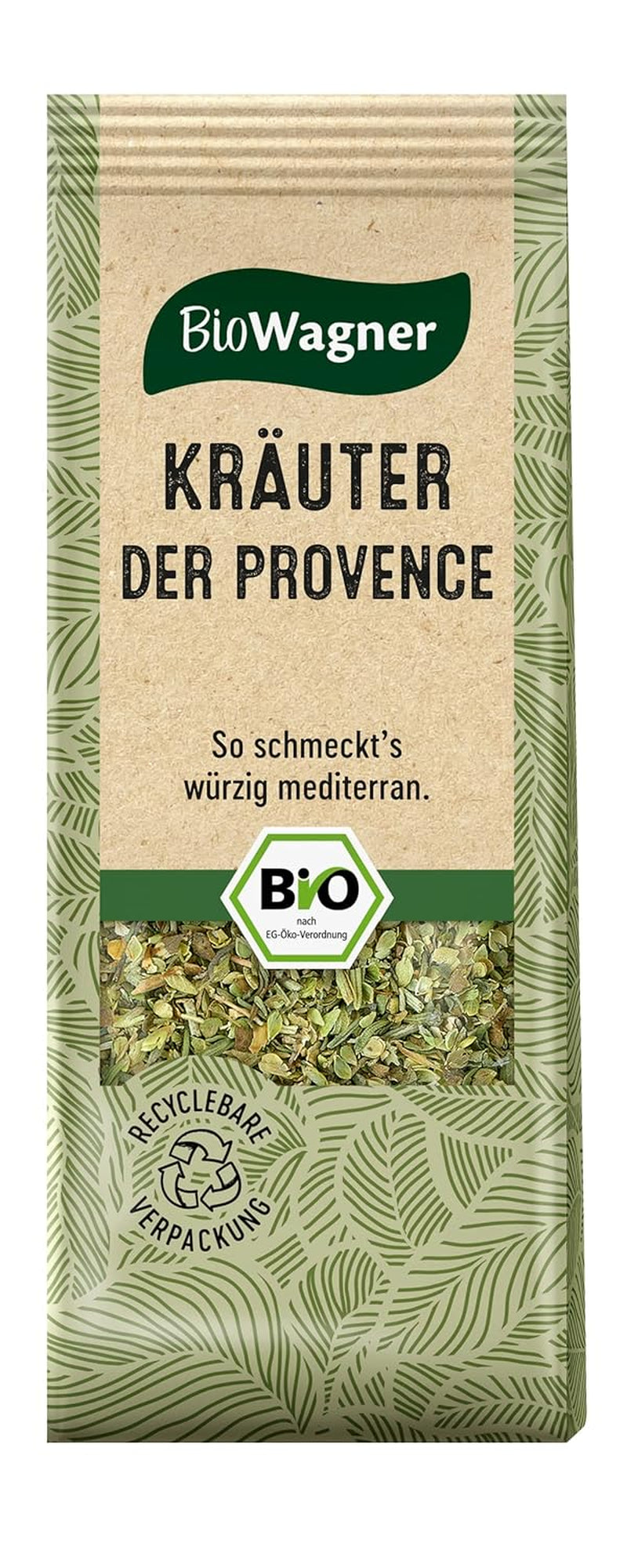 BioWagner - Bio Kräuter der Provence | verfeinert französe Gerichte | naturbelassene Bio-Zutaten | recyklovatelné balení | 20 g