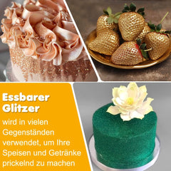 Glitter comestibil, set 6 nuante, 5 grame Glitter Naty Shop