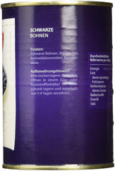 Fasole neagră, pachet de 12 (12 x 425 ml)